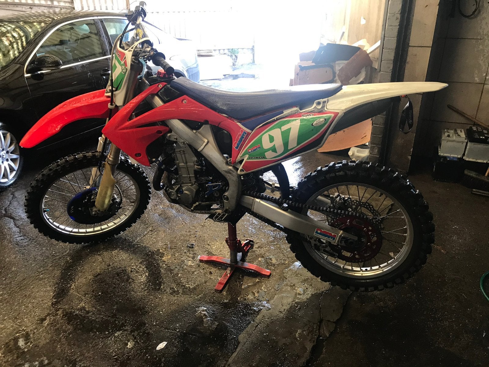 Honda CRF 450, Ophalen, Zo goed als nieuw, Honda
