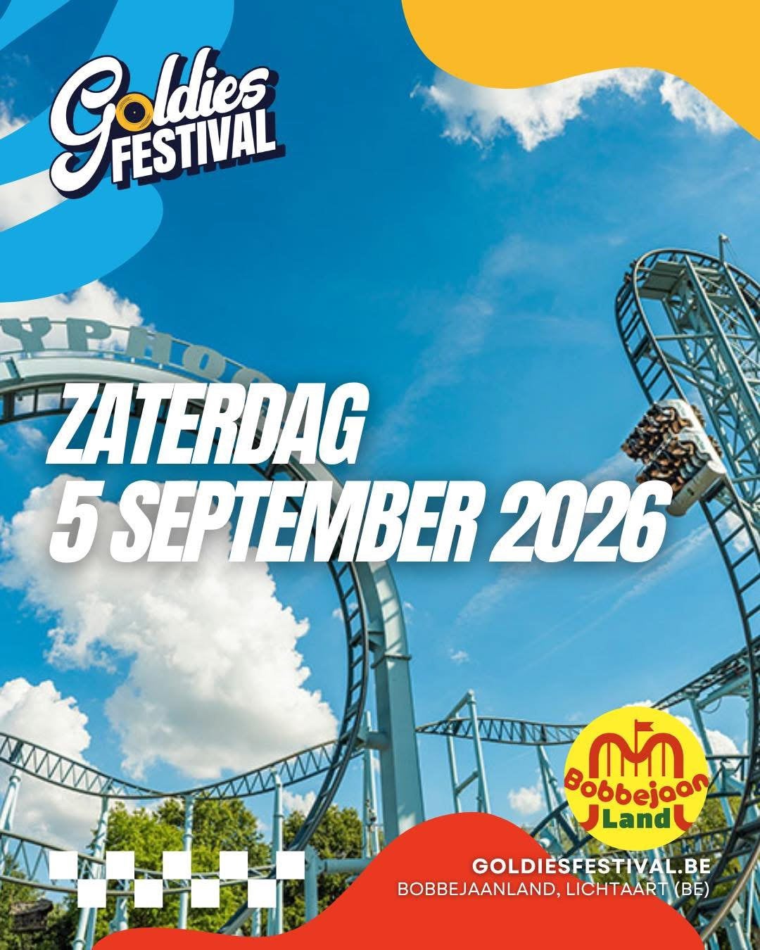 Goldies Festival Bobbejaanland 5 sept, Tickets & Billets, Événements & Festivals, Trois personnes ou plus