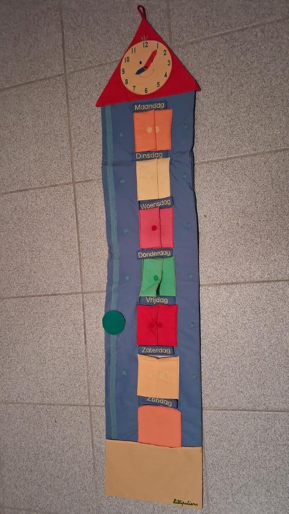 Calendrier quotidien en tissu, Enlèvement ou Envoi, Comme neuf, Autres types