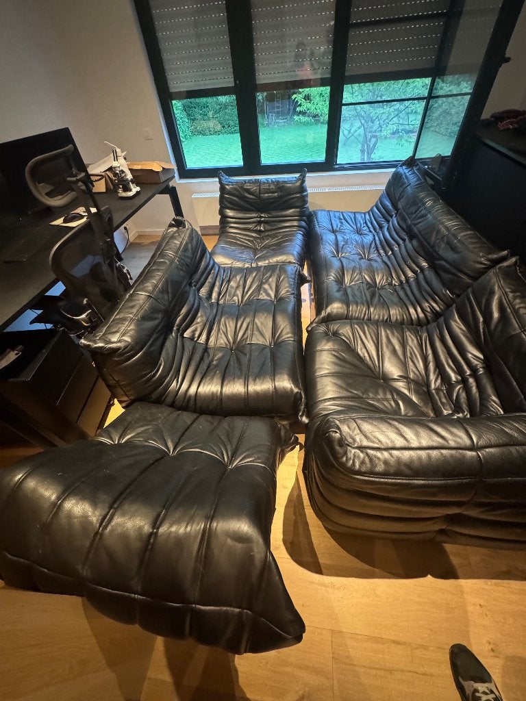 Ligne Roset Togo, Ophalen, Gebruikt, Leer