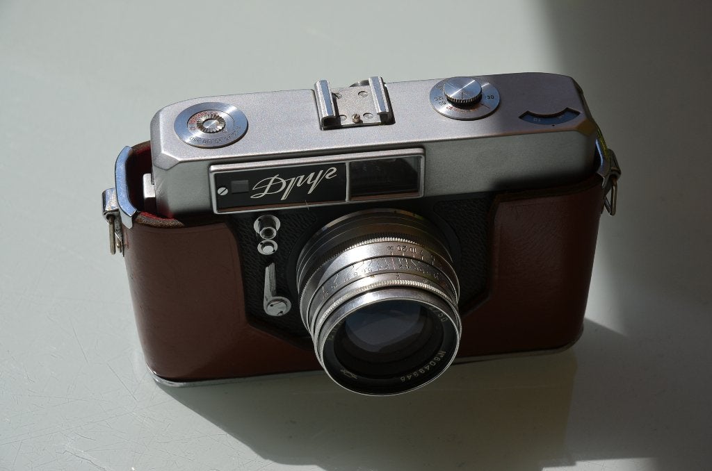 Médicament soviétique très rare (1960) — Jupiter-8 50 mm f/2, Enlèvement ou Envoi, Utilisé, Compact, Autres Marques