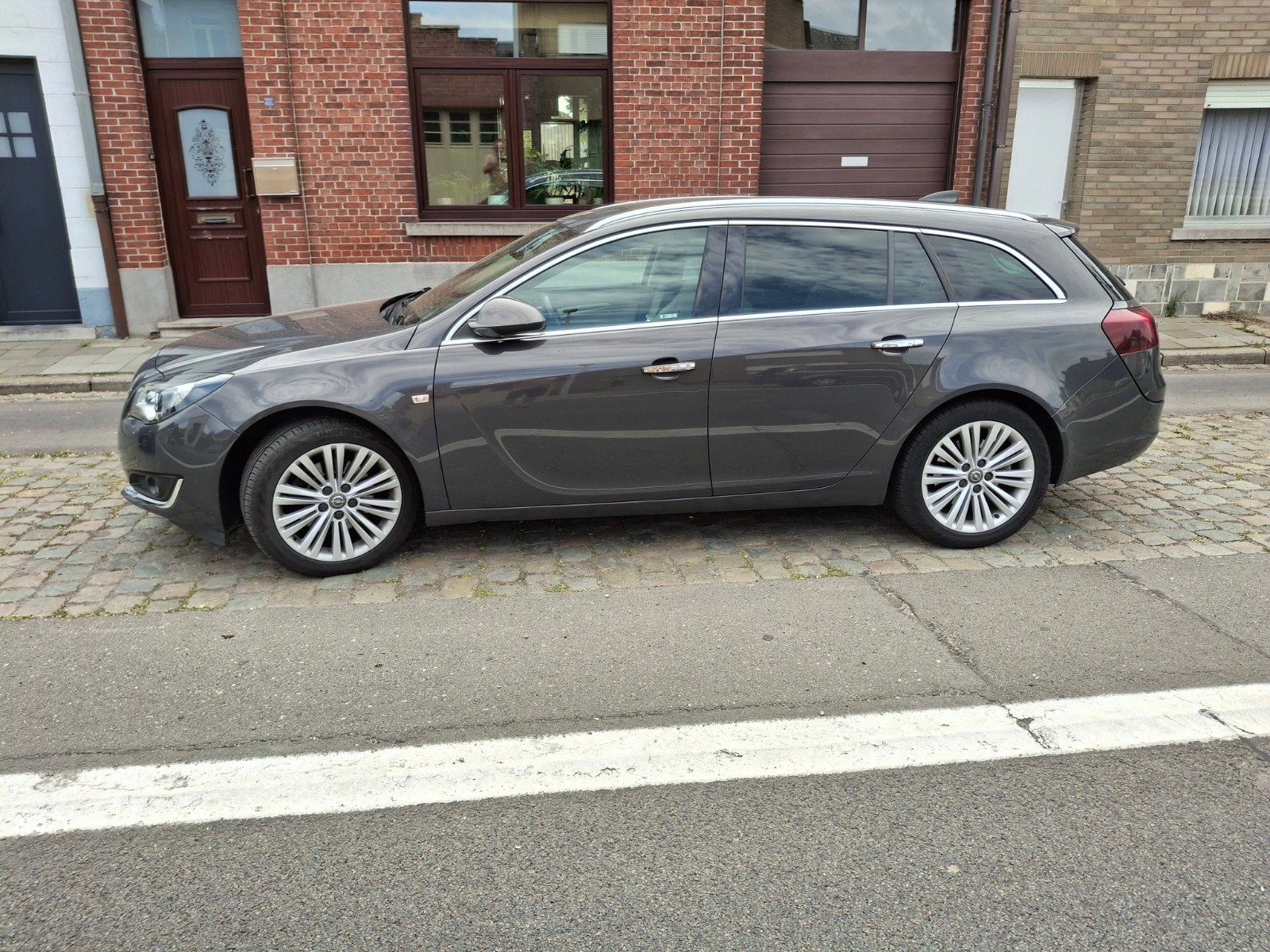 Opel Insignia,  dec 2015, 166dkm, ,  bi-xenon lichten, Autos, Cuir, Argent ou Gris, 5 portes, Automatique