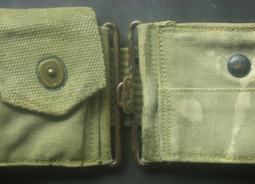 Ceinturon cartouchière US à 9 pochettes du modèle 1910, Envoi, Armée de terre, Autres types