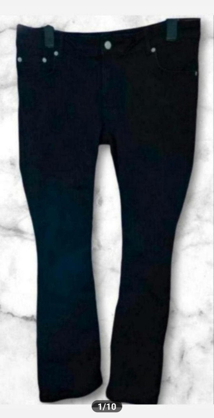 NLY JEANS Zwarte flare broek Maat 46 - In Nieuwstaat, NLY Jeans, Zwart, Overige jeansmaten, Ophalen of Verzenden
