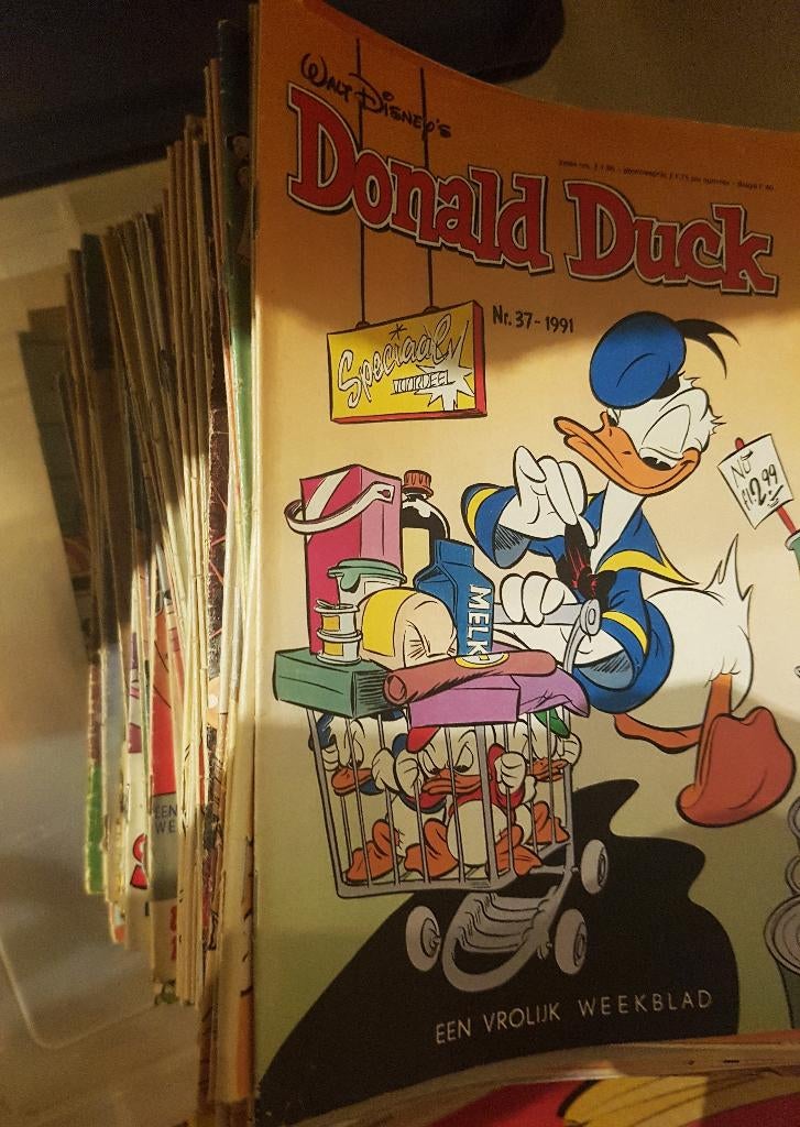 50 tal weekbladen van Donald Duck, Boeken, Stripverhalen, Gelezen, Walt Disney, Ophalen of Verzenden, Meerdere stripboeken