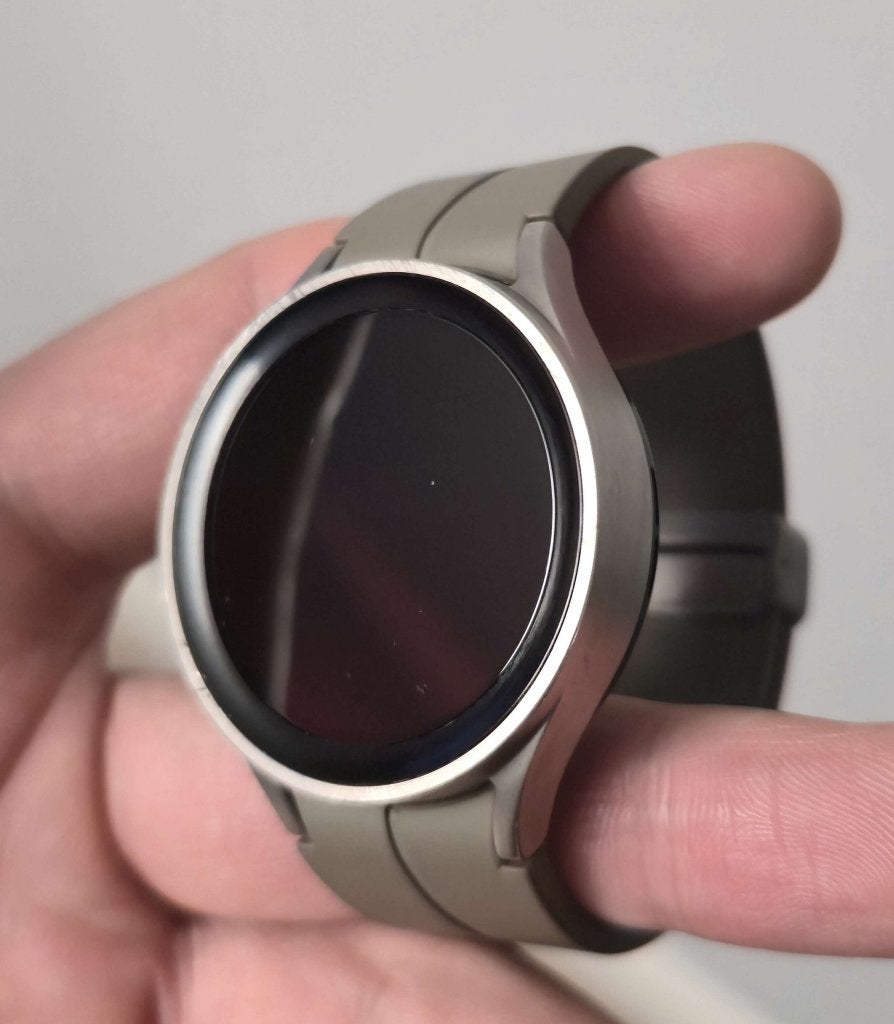 Samsung Galaxy Watch 5 Pro Ti 45mm - LTE/eSIM-versie, Enlèvement ou Envoi, Comme neuf, Android, Samsung galaxy watch 5 pro