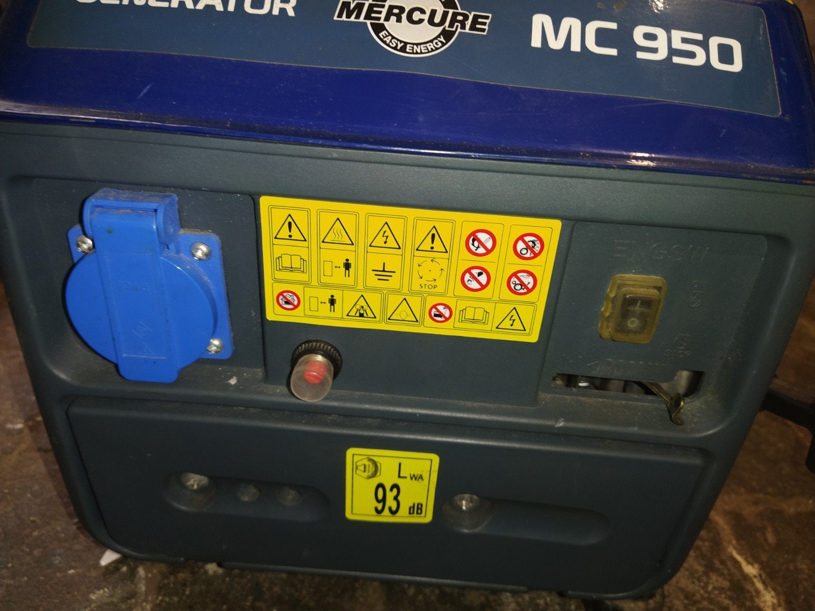 Elektrische generator op benzine in goede staat, Ophalen of Verzenden