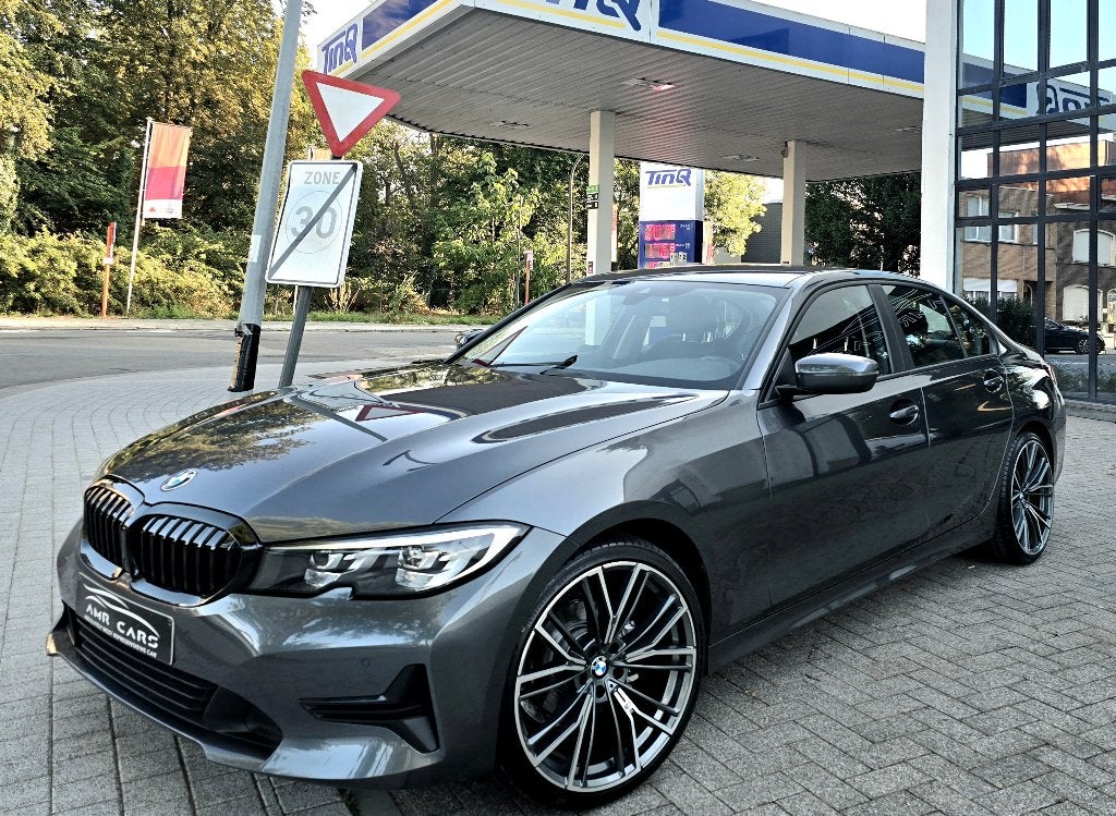 316DA 2.0l Sportszetels-Virtual-LED-LaneAss-FrontAss-Carplay, Auto's, Zwart, Leder, Zilver of Grijs, 3 Reeks