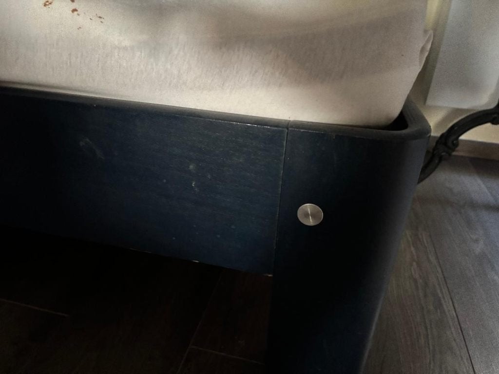 studenten koopje: Auping 1persoonsbed, Huis en Inrichting, Ophalen, 90 cm, Eenpersoons, Blauw