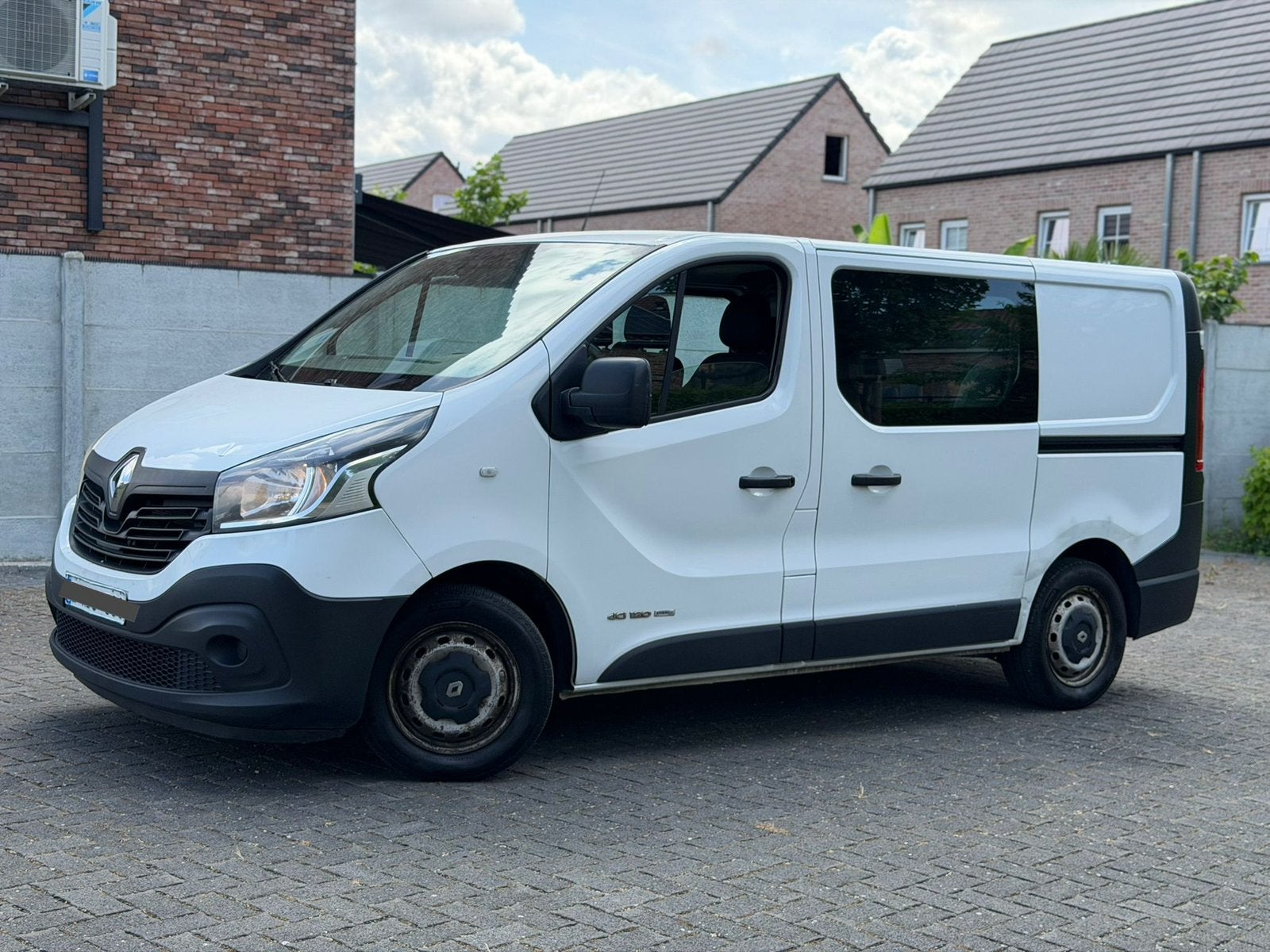Renault Trafic 1.6 dCi Dubbel Cabine 6 Personen! Airco*, Auto's, Renault, Euro 5, Wit, Bedrijf, Diesel