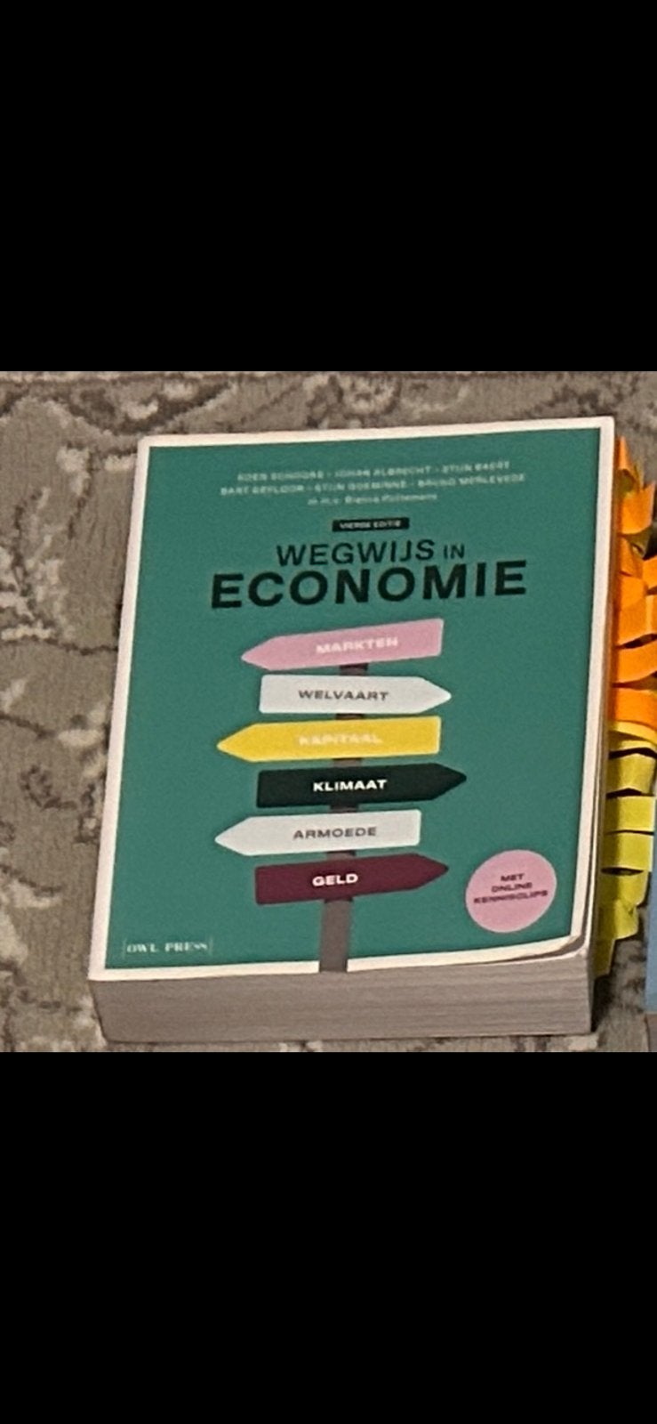 Wegwijs in economie (HW, TEW) eerste bachelor, Boeken, Ophalen, Zo goed als nieuw