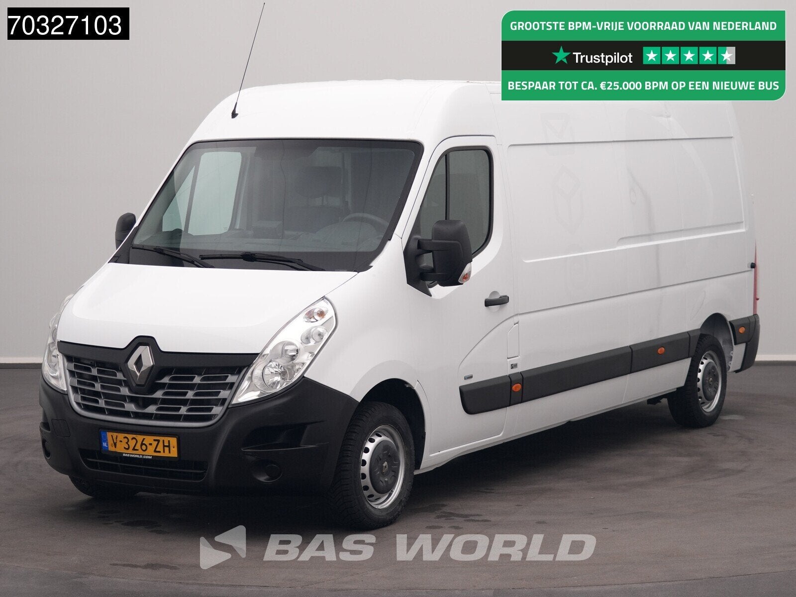 Renault Master Z.E. 77PK Elektrisch 33kWh 130km WLTP L3H2 Ai, Stof, Gebruikt, 77 pk, Renault