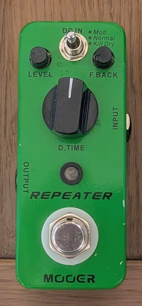 Pédale Delay Mooer Repeater – Excellent état !, Musique & Instruments, Enlèvement ou Envoi, Utilisé, Delay ou Écho