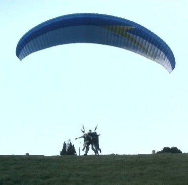 Parapente biplace voor leshelling, Sport en Fitness, Zweefvliegen en Paragliding, Ophalen, Gebruikt, Scherm