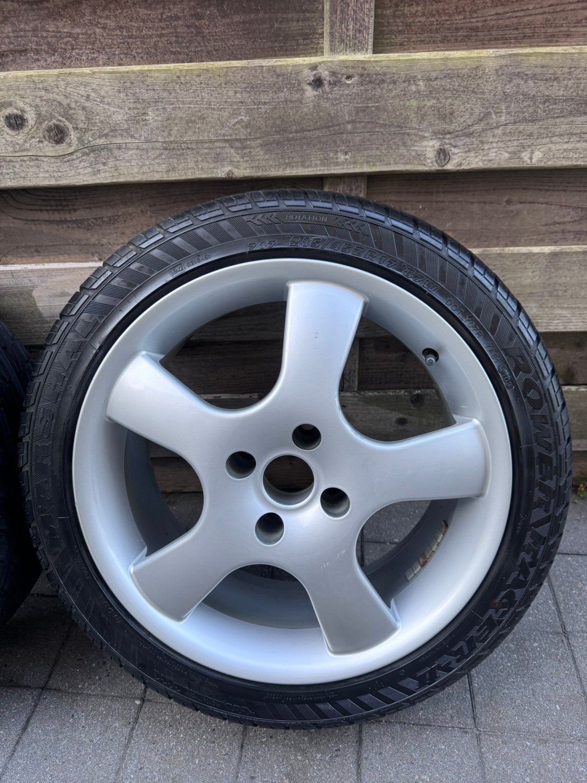 Jantes 4x108 ET35 7,5Jx17 avec pneus 215/45/ZR17, Neuf, Pneus et Jantes, 215 mm, 4 Saisons