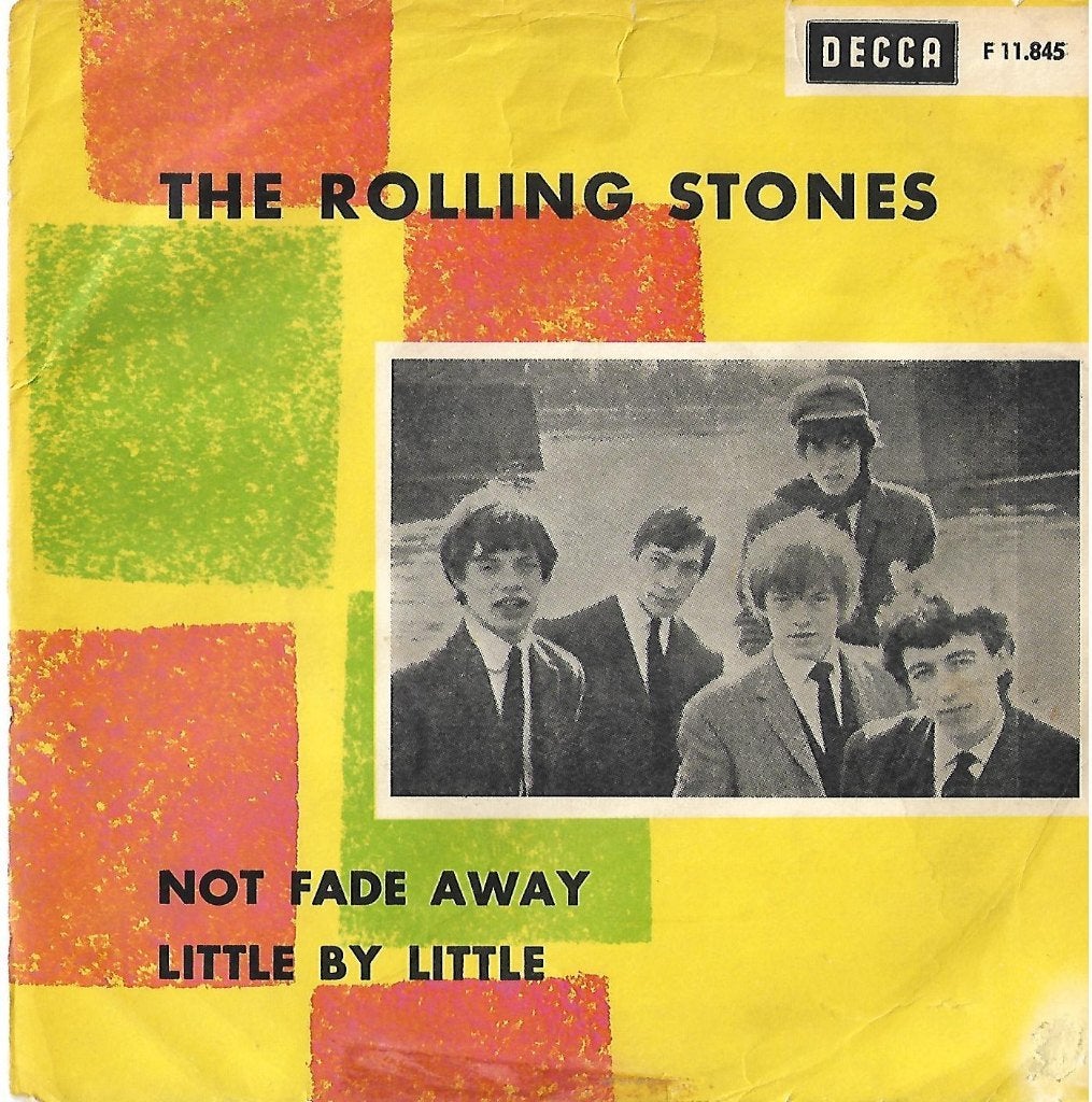 Rolling Stones single "Not Fade Away" [ZWEDEN], Gebruikt, Verzenden, 7 inch, Beschermende buitenhoes