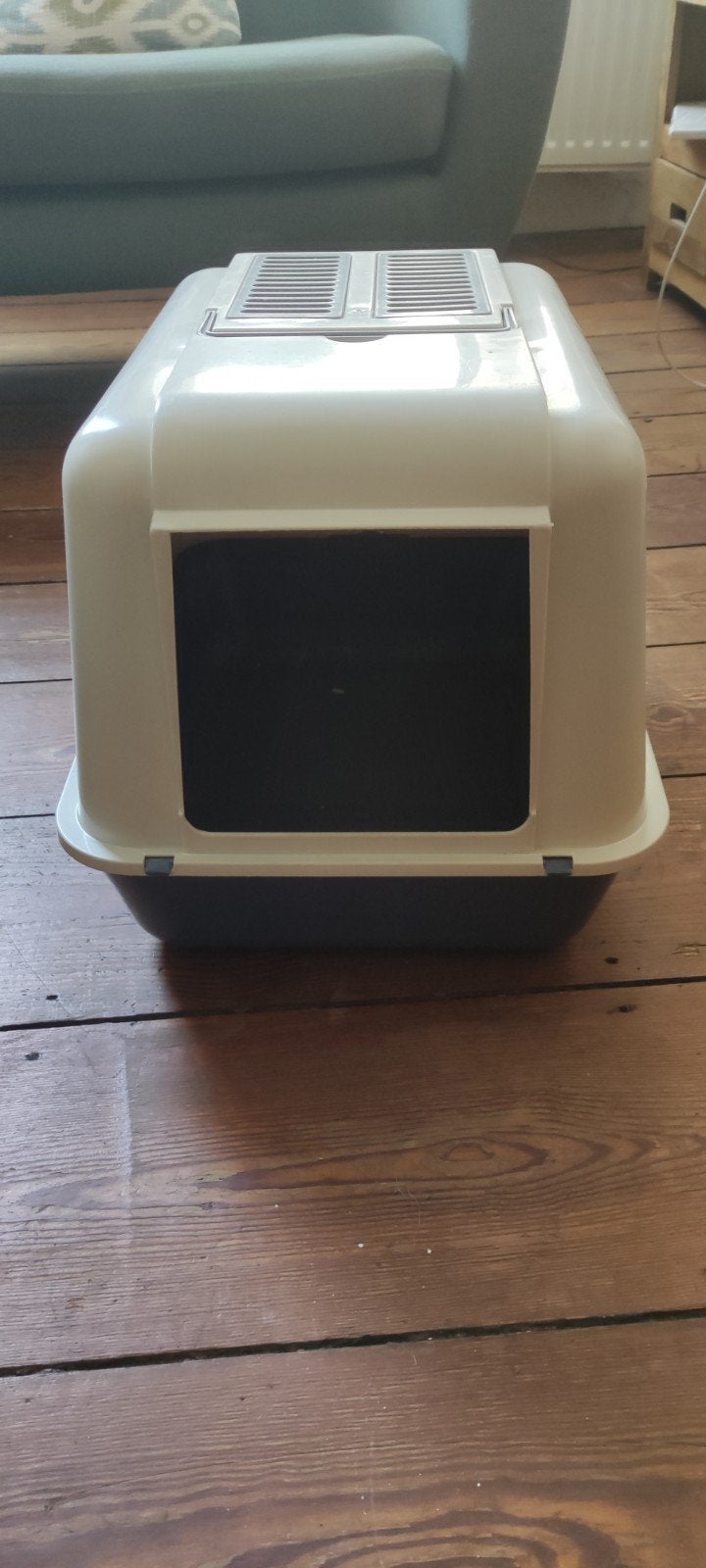 Kattenbak met filtersysteem, Ophalen