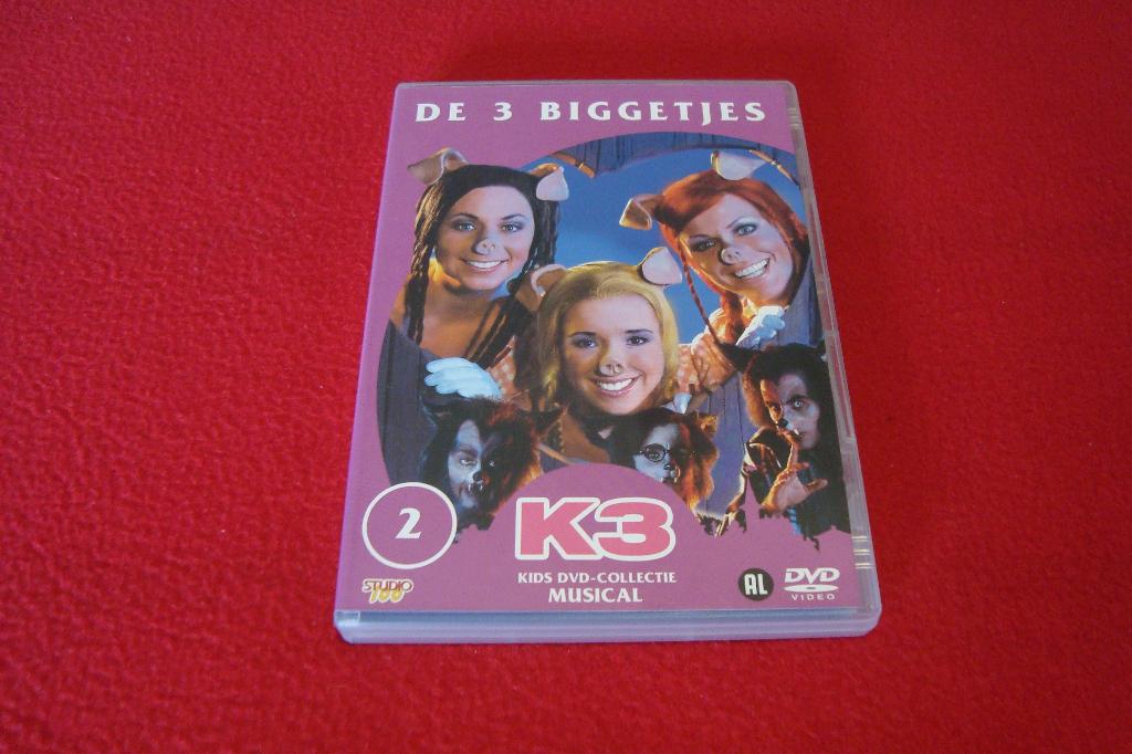 dvd musical de 3 biggetjes met k3, Cd's en Dvd's, Dvd's | Kinderen en Jeugd, Ophalen of Verzenden