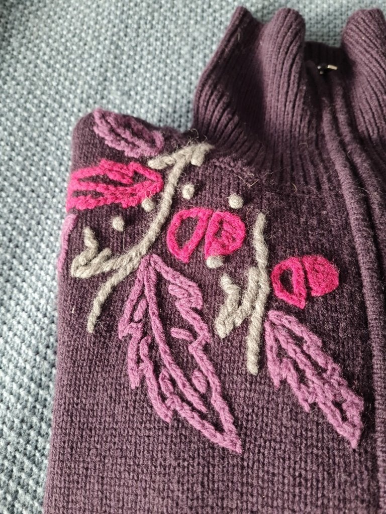 Zeer mooie wollen cardigan - vest La Gaviotta maat L, Kleding | Dames, Ophalen of Verzenden, Maat 42/44 (L)