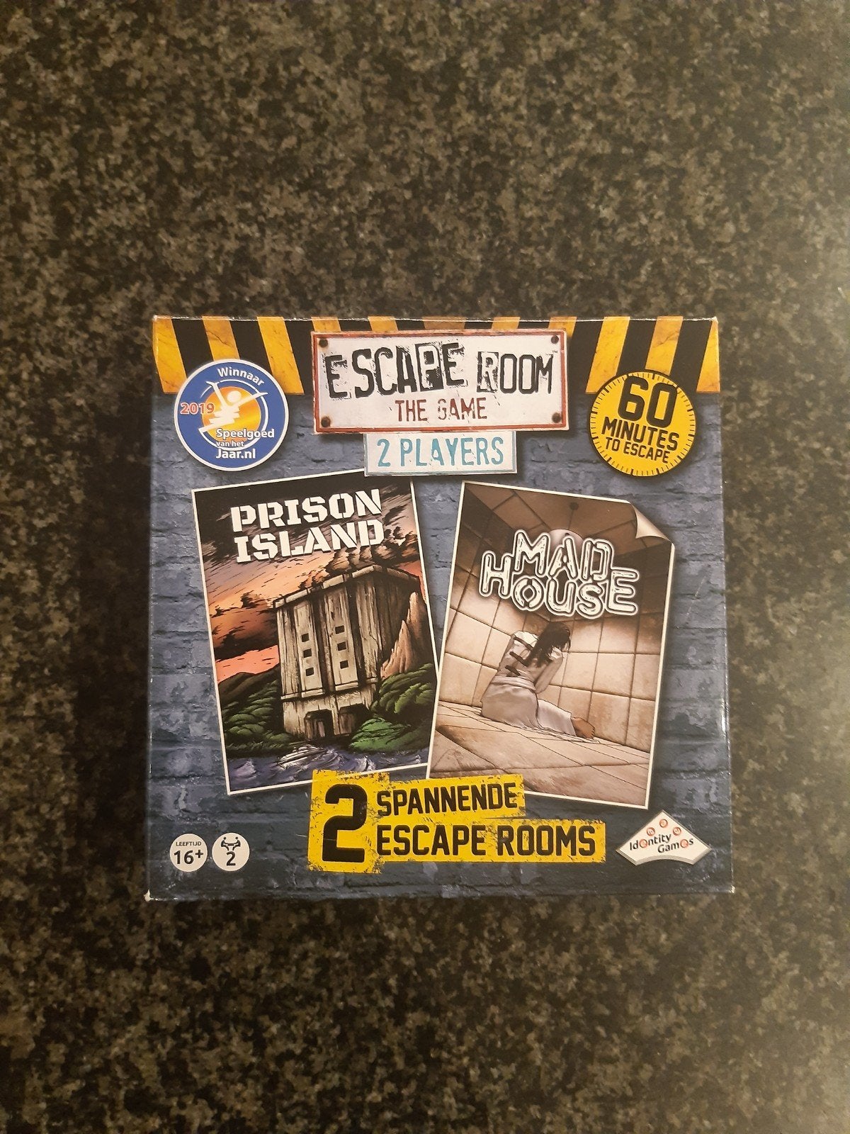 Escape room game prison island, Hobby en Vrije tijd, Ophalen, Zo goed als nieuw