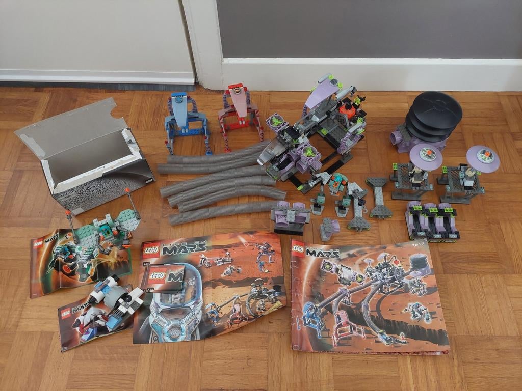 Lego Mission to Mars : Aerotube hangar 7317 + 2 autres sets, Enlèvement ou Envoi