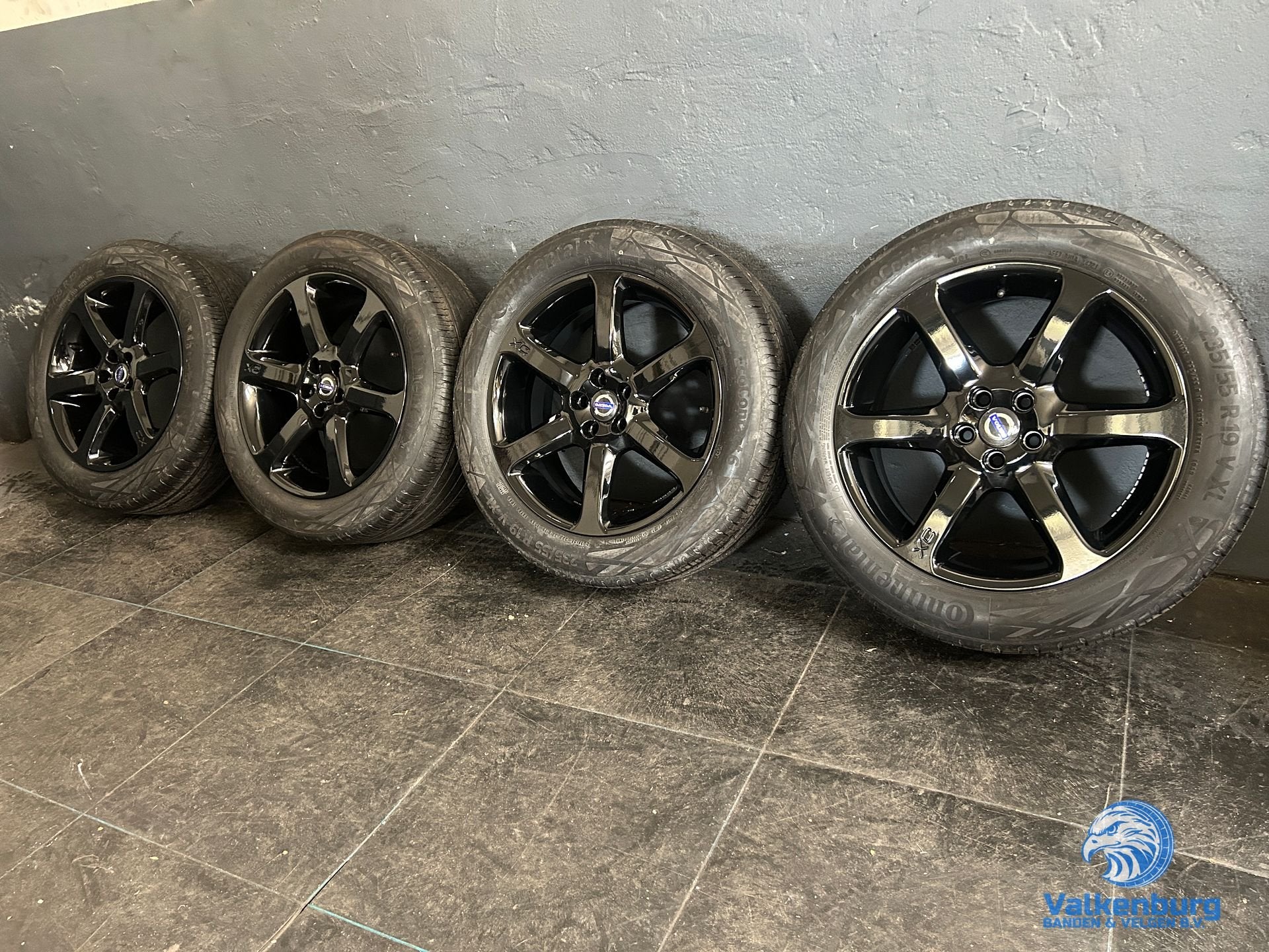 6-7mm! Originele Volvo XC90 I Alastor 19 inch XC Design zwar, Auto-onderdelen, 19 inch, Gebruikt, -, -