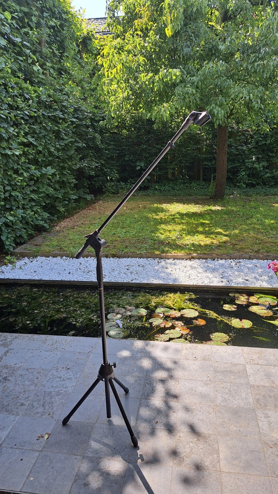Microstandaard van Shure, Musique & Instruments, Pieds, Enlèvement, Comme neuf, Micro