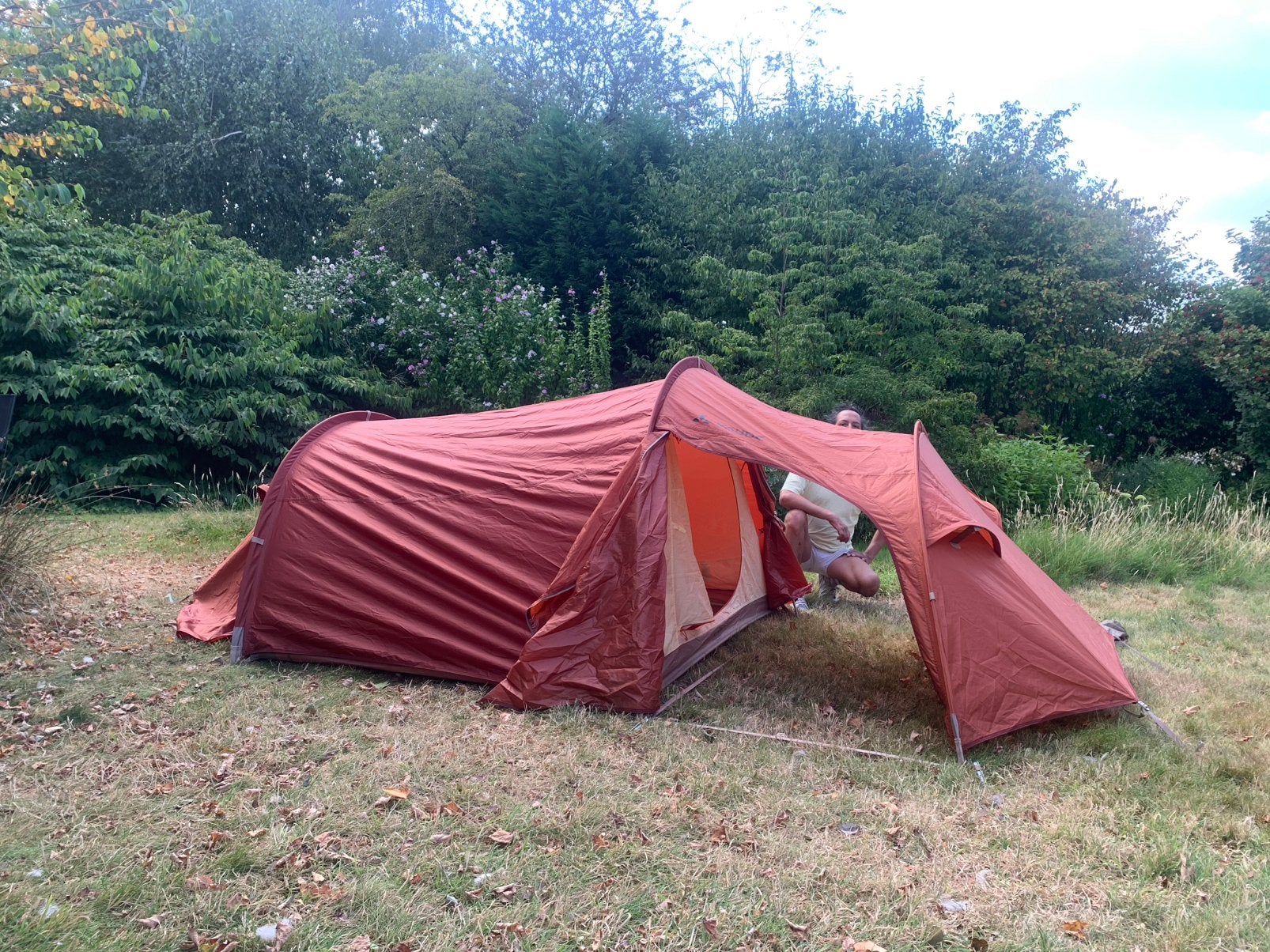 VAUDE - Arco XT 3 persoons tunnel tent, Caravans en Kamperen, Tenten, Ophalen of Verzenden, Zo goed als nieuw, Tot en met 3
