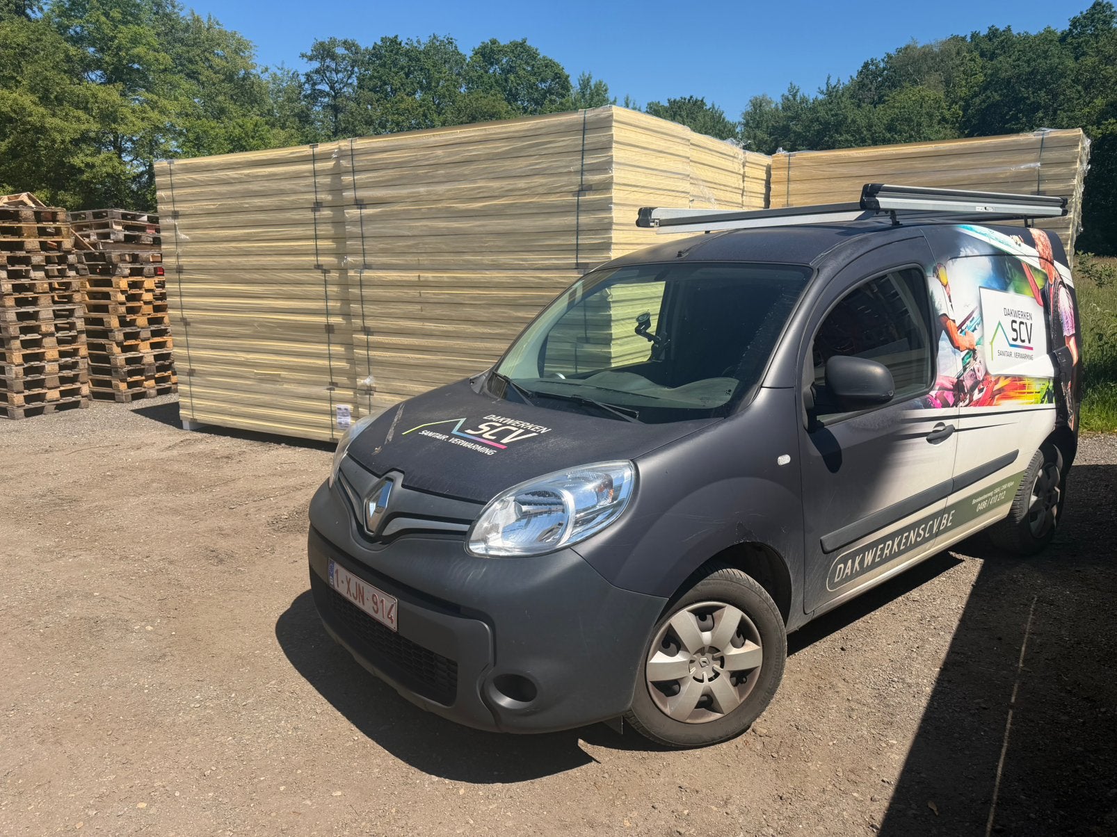 Renault kangoo 1.5dci, Auto's, Renault, Voorwielaandrijving, Stof, Wit, Bedrijf
