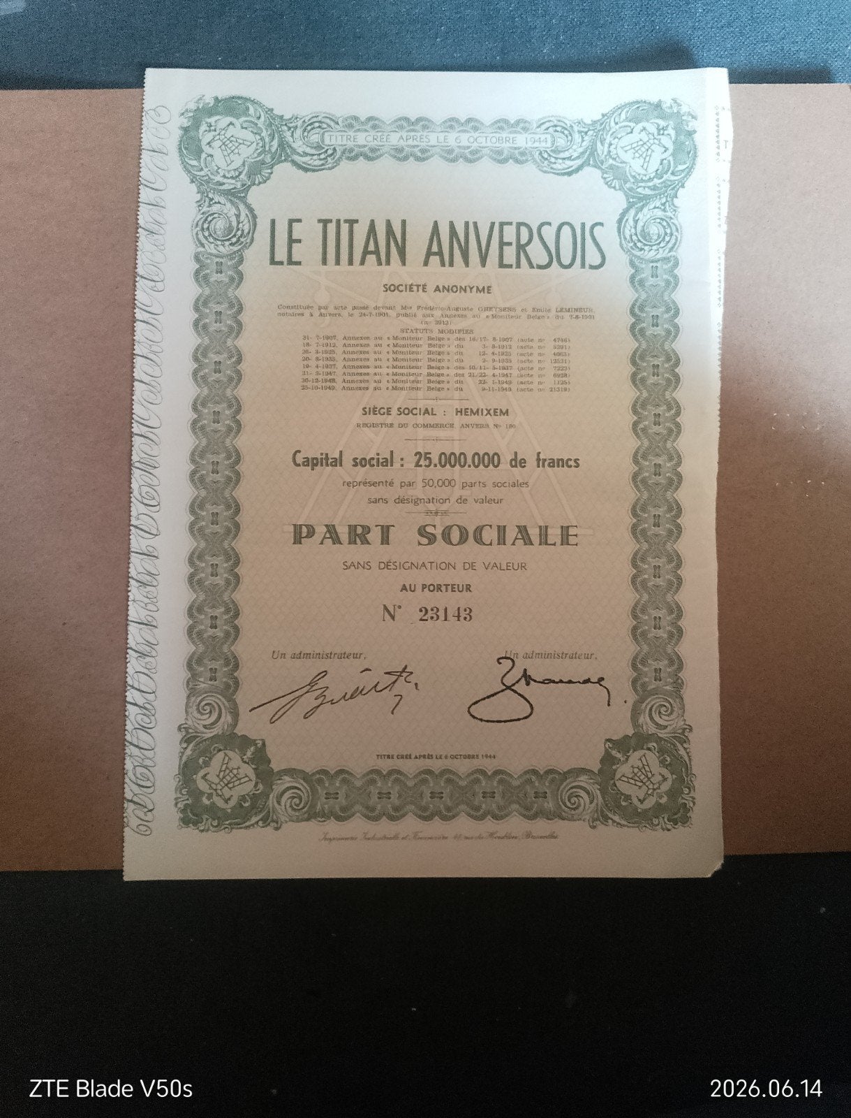 8 versillende original wertpapier antik, Postzegels en Munten, Aandelen en Waardepapieren, Ophalen of Verzenden
