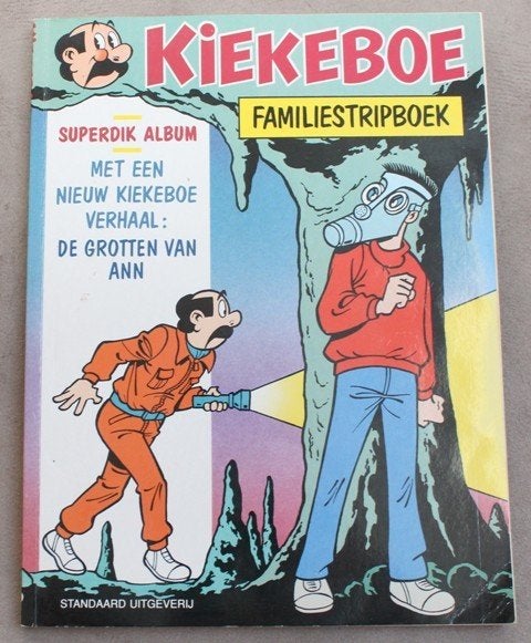 Kiekeboe familiestripboek "De Grotten van Ann", Boeken, Gelezen, Eén stripboek, Ophalen of Verzenden, Diverse Auteurs