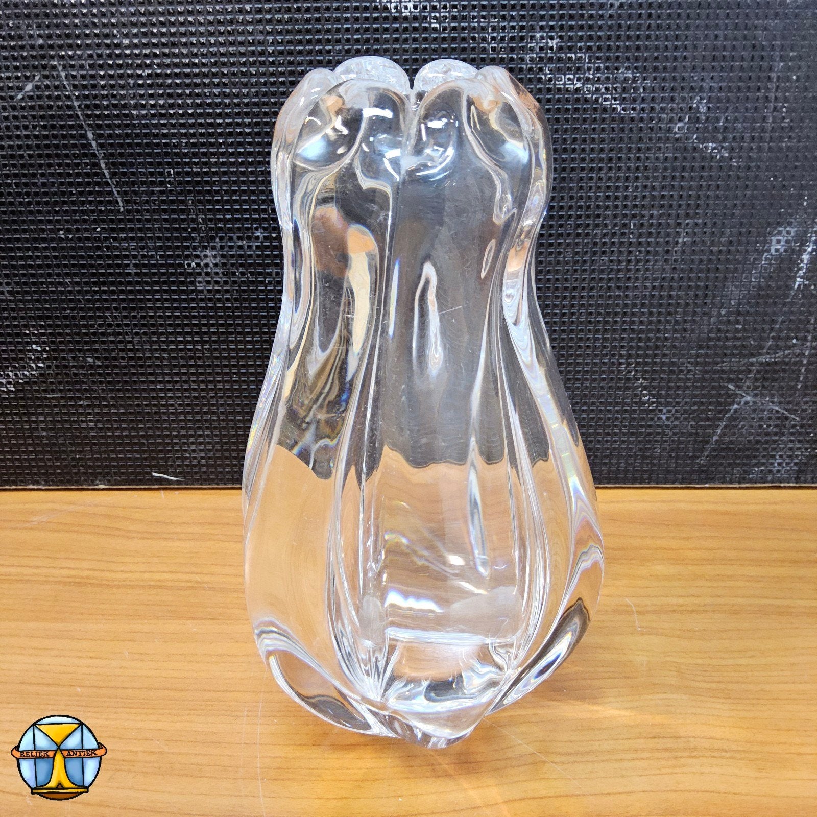 Vase en cristal vintage Orrefors Stella Polaris (signé), Enlèvement ou Envoi