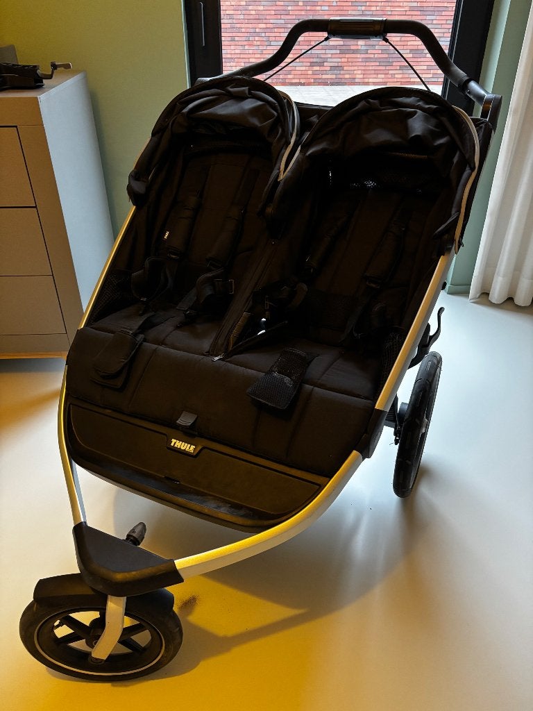 Thule urban glide double, Ophalen, Zo goed als nieuw, Overige merken, Verstelbare rugleuning