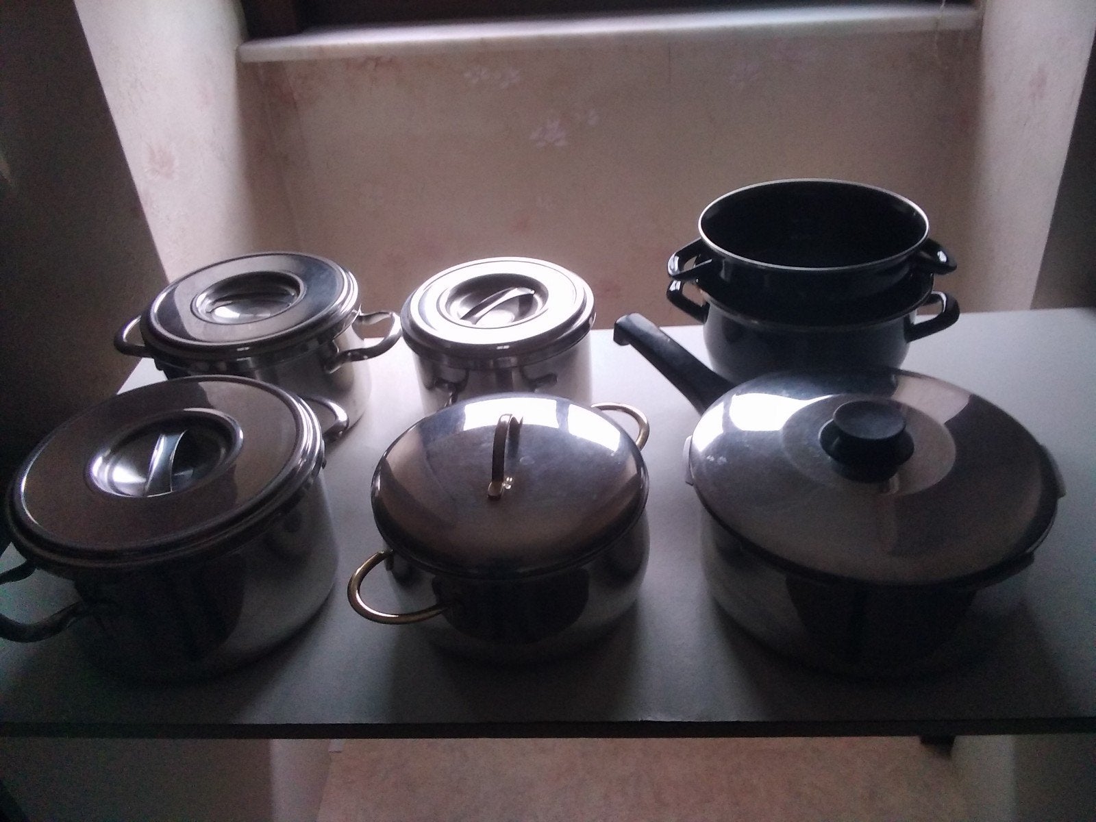 VOLLEDIGE KOOKPOTTEN EN PANNENSET, Enlèvement, Inox, Cocotte