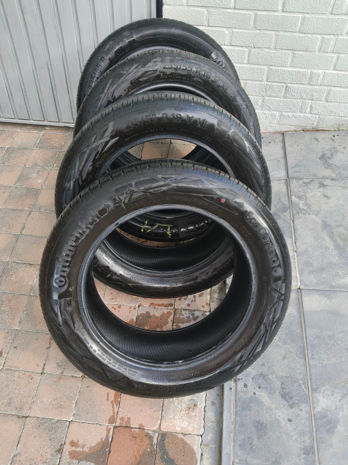 pneus d'été Continental Ecocontact 6 taille 235/55/18 VXL, Enlèvement, Comme neuf