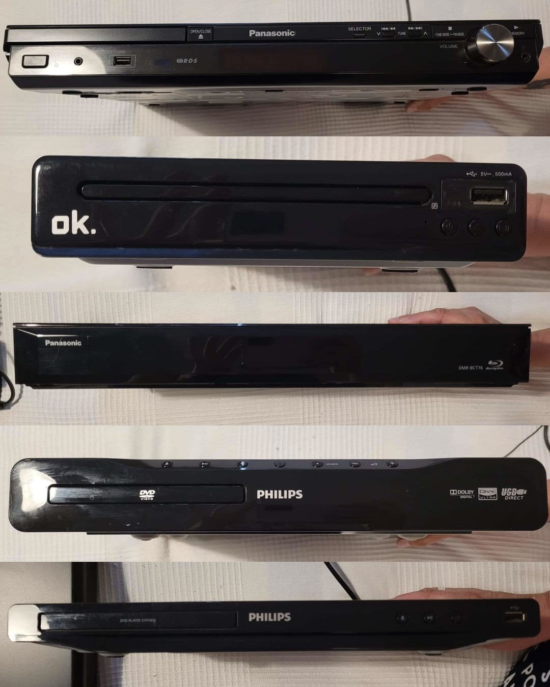 GRATIS 5 DVD SPELERS, Audio, Tv en Foto, DVD spelers, Ophalen, Gebruikt