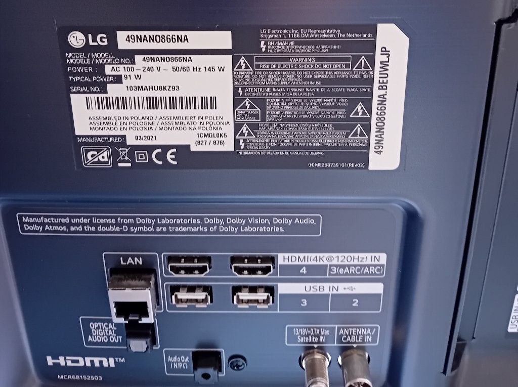 enkele defecte tv's voor onderdelen: allen scherm kapot potk, LED, 4k (UHD), Smart TV, Ophalen