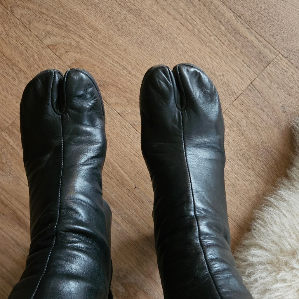 Maison Martin Margiela Vintage Tabi laars - zwart - 39, Kleding | Dames, Schoenen, Ophalen, Lage of Enkellaarzen, Gedragen, Maison Martin margiela