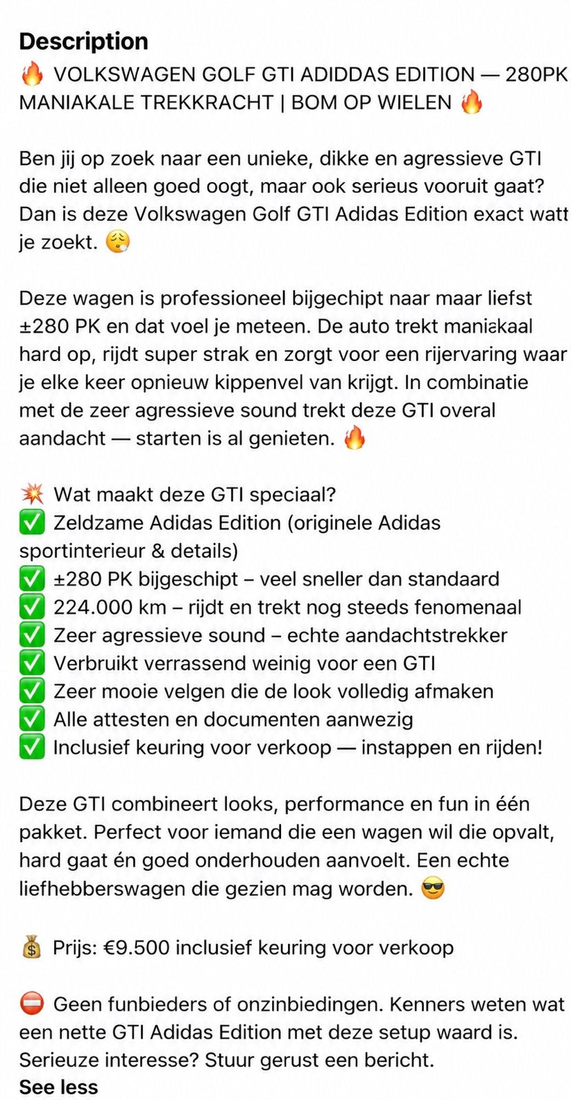 Golf 6 gti DSG, Tickets & Billets, Réductions & Chèques cadeaux