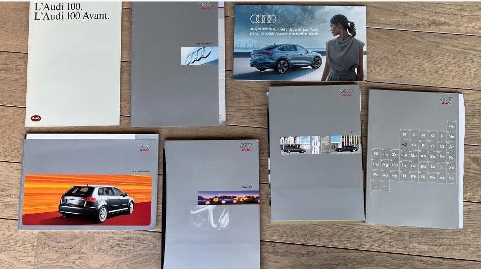 BROCHURES/CATALOGUES AUDI 1987 à 2021, Boeken, Auto's | Folders en Tijdschriften, Ophalen of Verzenden, Zo goed als nieuw, Audi