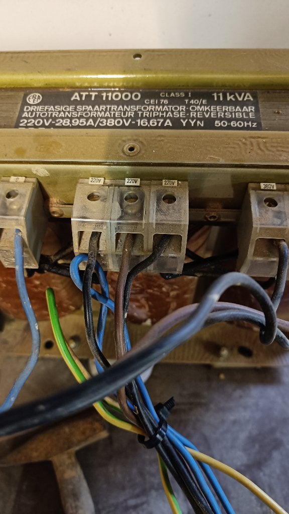 Transformator, Doe-het-zelf en Bouw, Elektriciteit en Kabels, Ophalen, Gebruikt