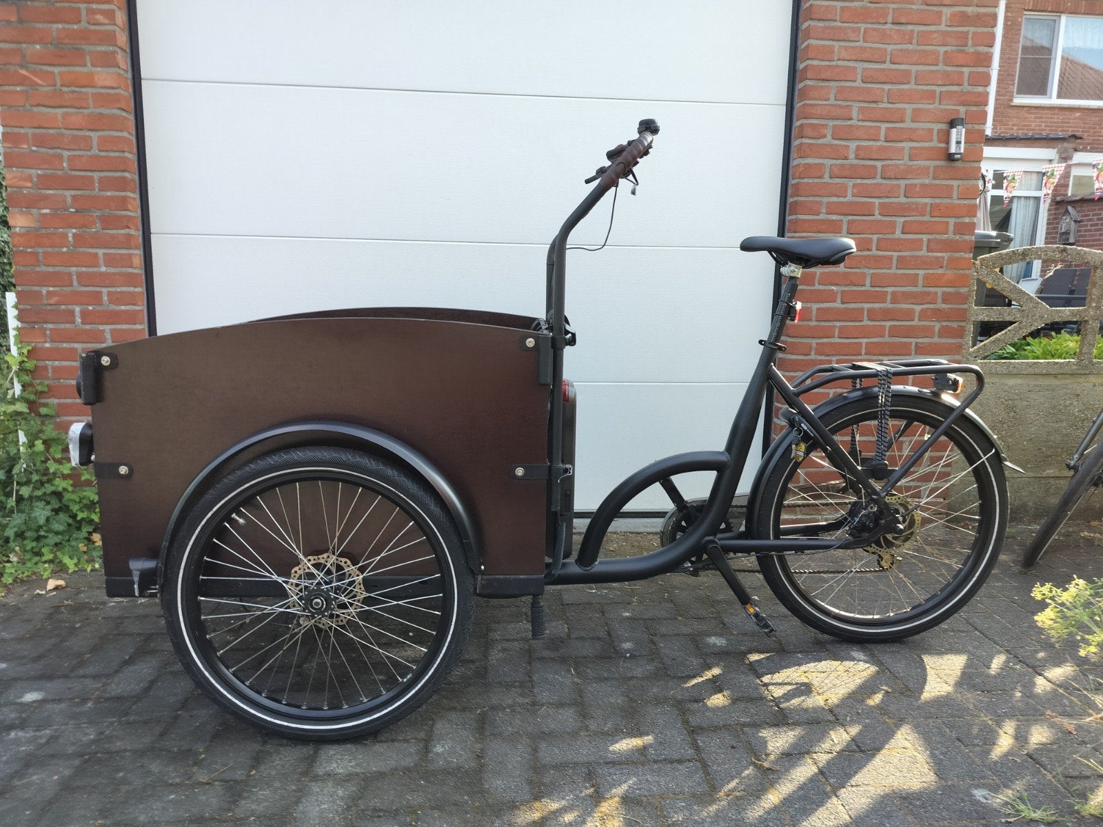 Elektrische bakfiets Broome, 4 kinderen of meer, Gebruikt, Elektrisch, Schijfrem
