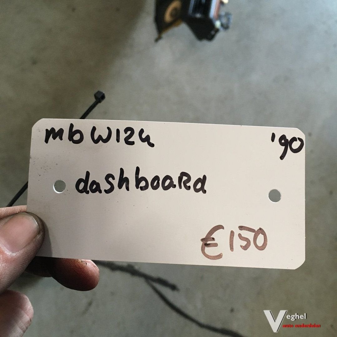 Mercedes W124 1990  Dashboard, Auto-onderdelen, Dashboard en Schakelaars, Ophalen, Gebruikt, -, -
