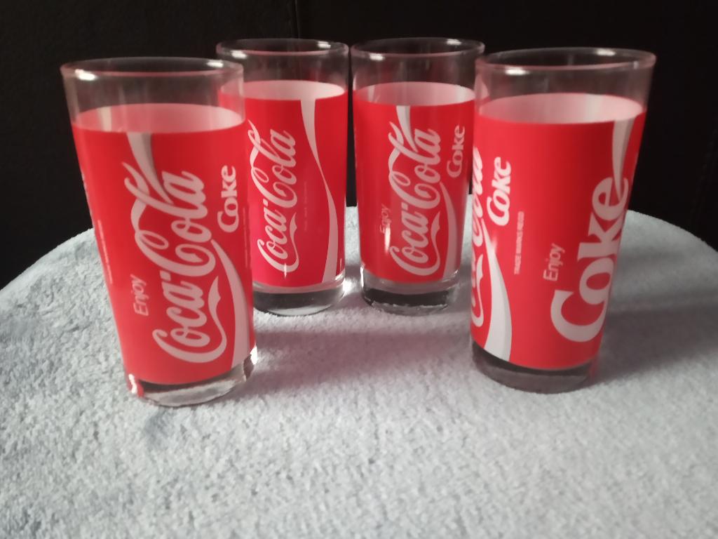 6 verre coca cola motif rouge, Collections, Enlèvement ou Envoi, Neuf