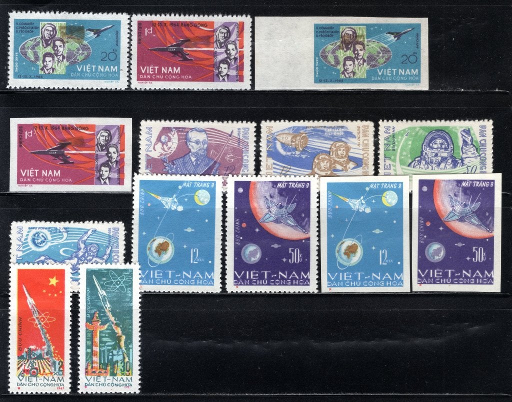 VIETNAM-NOORD Lot zegels MH, Postzegels en Munten, Verzenden, Postfris