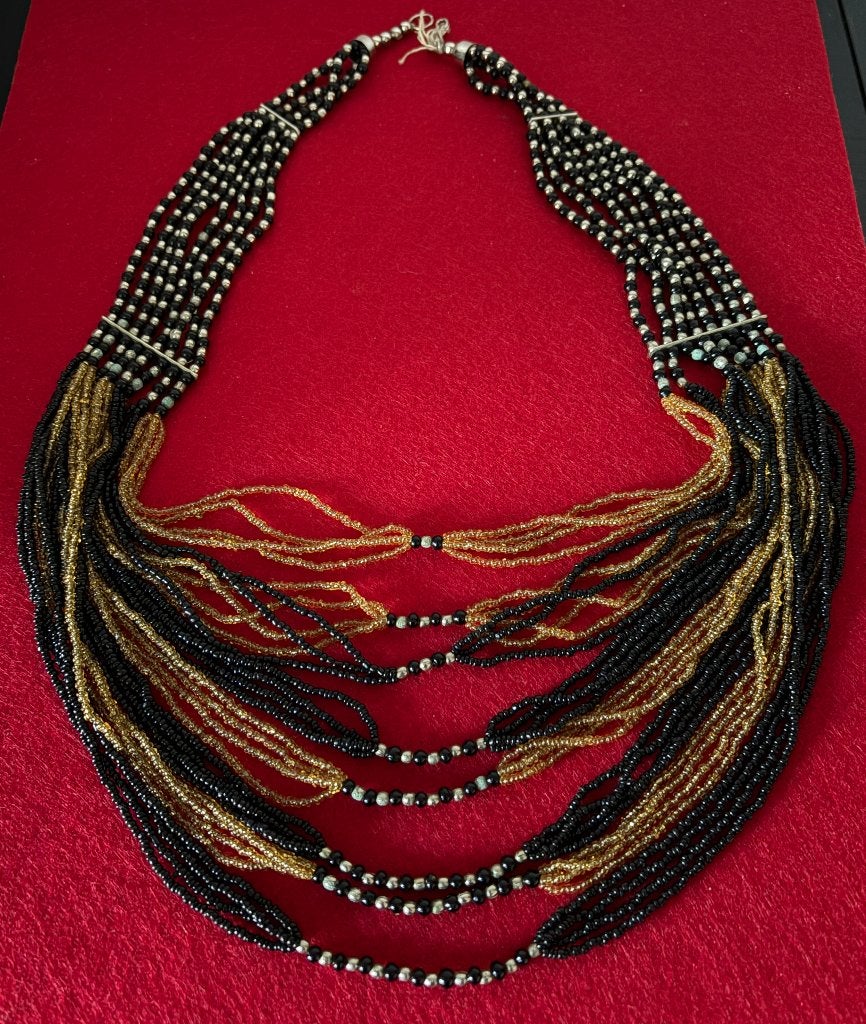 Vintage mode-sieradenketting uit 1970, Ophalen of Verzenden, Overige materialen, Ketting