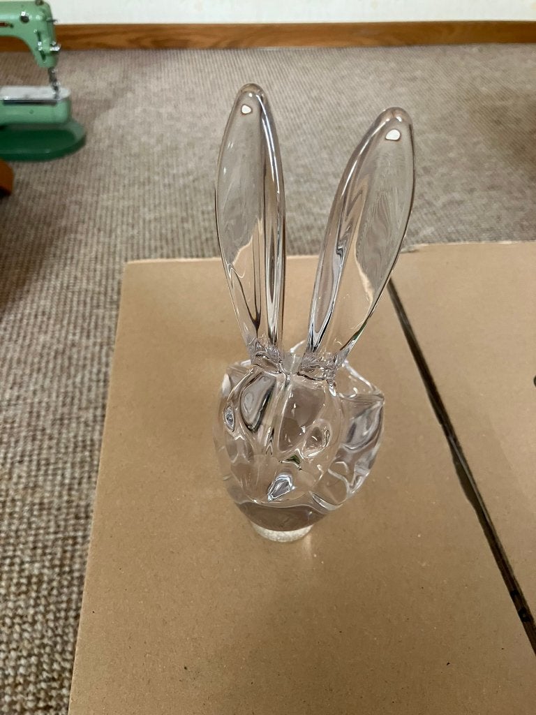 Lapin vide-poche en cristal, Antiquités & Art, Enlèvement