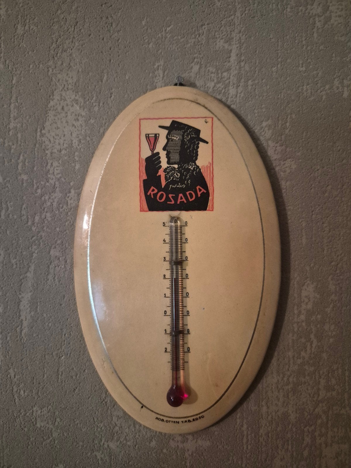 Glacoide thermometer Rosasa Porto Rob Otten, Collections, Enlèvement ou Envoi