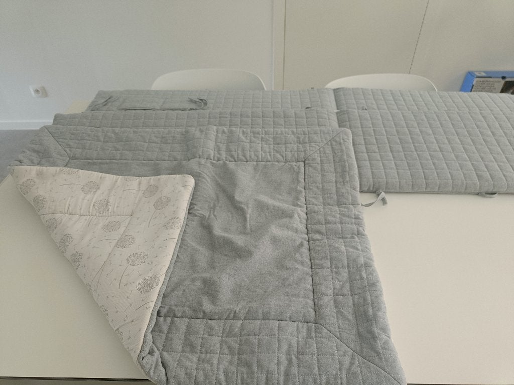 parkomrander + ligkussen Quax, Enlèvement, Comme neuf, Rectangulaire