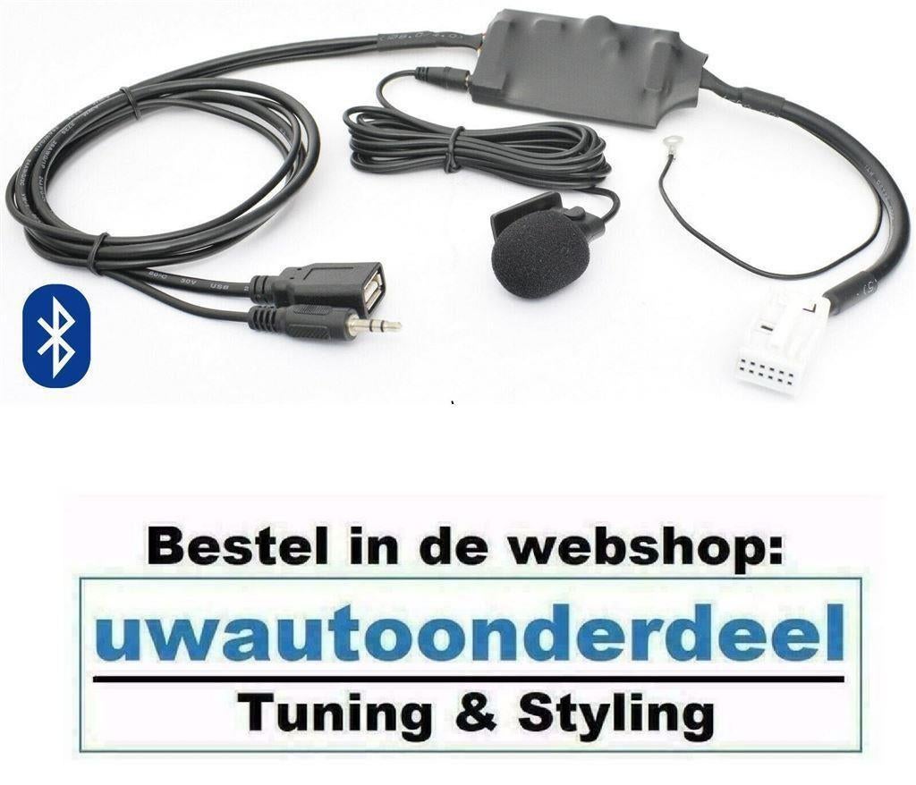 Bluetooth Streaming Carkit USB AUX Voor Audi 12 Pin, Auto diversen, Tuning en Styling, Verzenden